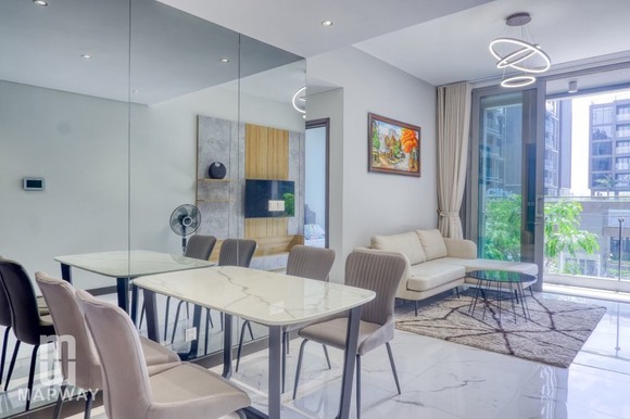 Cần cho thuê hoặc bán chung cư Empire City tòa Tilia với giá thuê chỉ 18 triệu/tháng. Diện tích 62.3m2 với 1PN, full nội thất