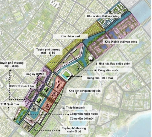 Sở hữu lô đất trung tâm thị trấn Quất Lâm. Gần bãi tắm, quảng trường biển. Giá 900tr/lô